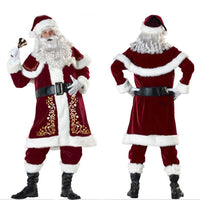 HKM-264851 Christmas Princess Dress for Role Play - Santa Claus Inspired Outfit in Various Sizes