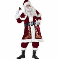 HKM-264851 Christmas Princess Dress for Role Play - Santa Claus Inspired Outfit in Various Sizes