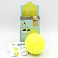 HKM-264979 3x3 Lemon Magic Cube - Educational Anti-Stress Simulation Toy for Kids and Adults