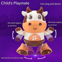 HKM-265043 Electric Singing and Dancing Cow Toy for Babies and Toddlers (0-4 Years)