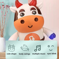 HKM-265043 Electric Singing and Dancing Cow Toy for Babies and Toddlers (0-4 Years)