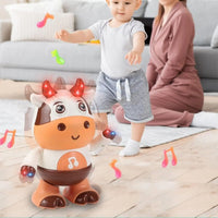 HKM-265043 Electric Singing and Dancing Cow Toy for Babies and Toddlers (0-4 Years)