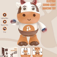 HKM-265043 Electric Singing and Dancing Cow Toy for Babies and Toddlers (0-4 Years)