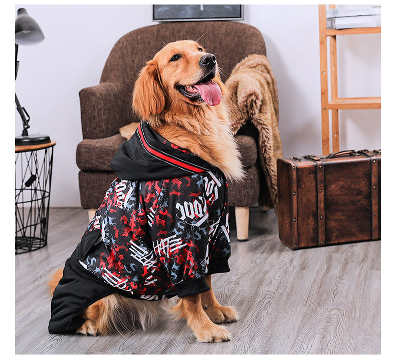 HKM-265043 Large Cotton Clothing for Large Dogs - Sizes 3XL to 7XL - Printed Design