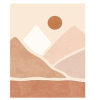 HKM-265171 Frameless Digital Oil Painting on Linen - Modern Simplicity, 20x30cm