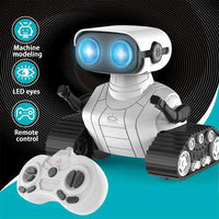 HKM-265235 2.4G Rechargeable RC Robot Toy with Music and LED Eyes for Kids