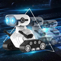 HKM-265235 2.4G Rechargeable RC Robot Toy with Music and LED Eyes for Kids