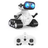 HKM-265235 2.4G Rechargeable RC Robot Toy with Music and LED Eyes for Kids