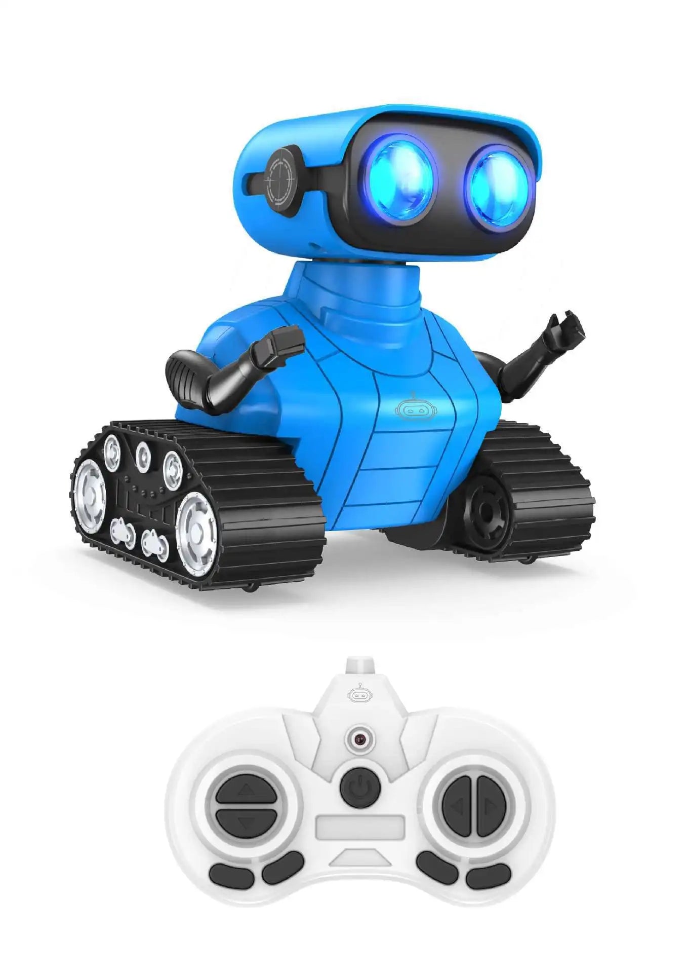 HKM-265235 2.4G Rechargeable RC Robot Toy with Music and LED Eyes for Kids