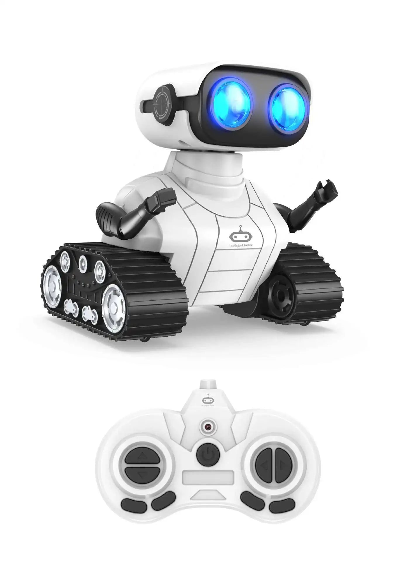 HKM-265235 2.4G Rechargeable RC Robot Toy with Music and LED Eyes for Kids