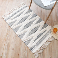 HKM-265299 Cotton Front Cushion for Indoor Use - 60x90cm, Machine Washable, Non-Slip Design