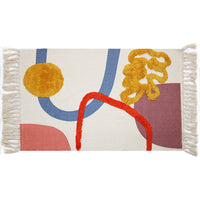 HKM-265299 Cotton Front Cushion for Indoor Use - 60x90cm, Machine Washable, Non-Slip Design