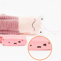 HKM-265427 Automatic Intelligent Start Stop Plush Cat Toy - Pipi Shrimp & Lobster Design, 24x19x6 cm
