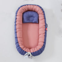 HKM-265555 Portable Fully Enclosed Crib - Detachable, Washable, and Adjustable Baby Bed