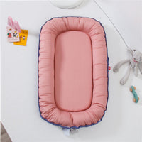 HKM-265555 Portable Fully Enclosed Crib - Detachable, Washable, and Adjustable Baby Bed