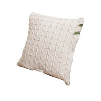 HKM-265619 Vintage European Style Knitted Beige Cushion Cover, 45x45cm, Acrylic Wool