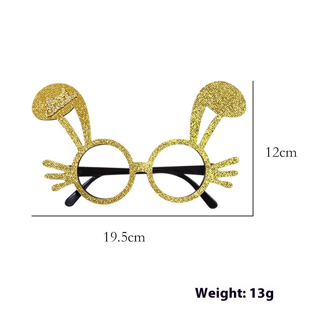 HKM-265683 2025 Theme Party Glasses - Colorful Christmas Decoration with Various Styles and Designs