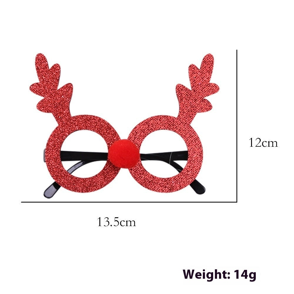 HKM-265683 2025 Theme Party Glasses - Colorful Christmas Decoration with Various Styles and Designs