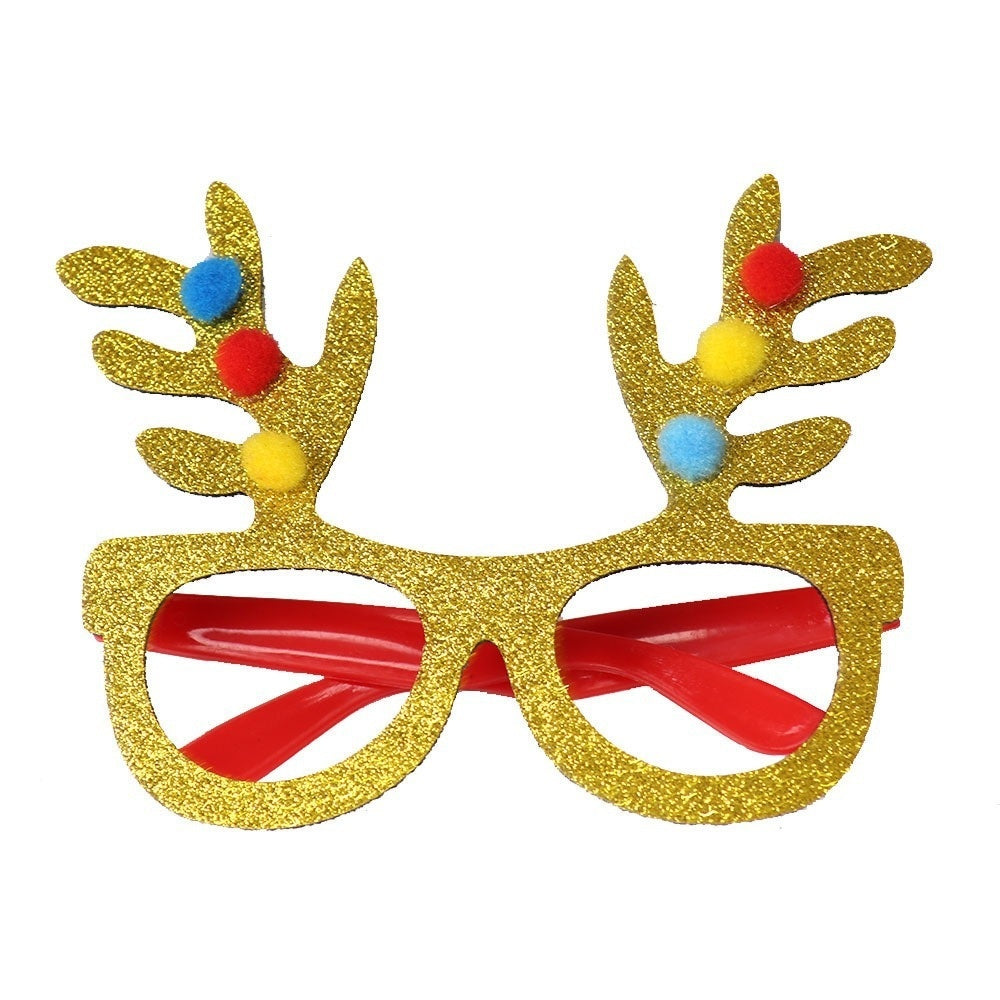 HKM-265683 2025 Theme Party Glasses - Colorful Christmas Decoration with Various Styles and Designs