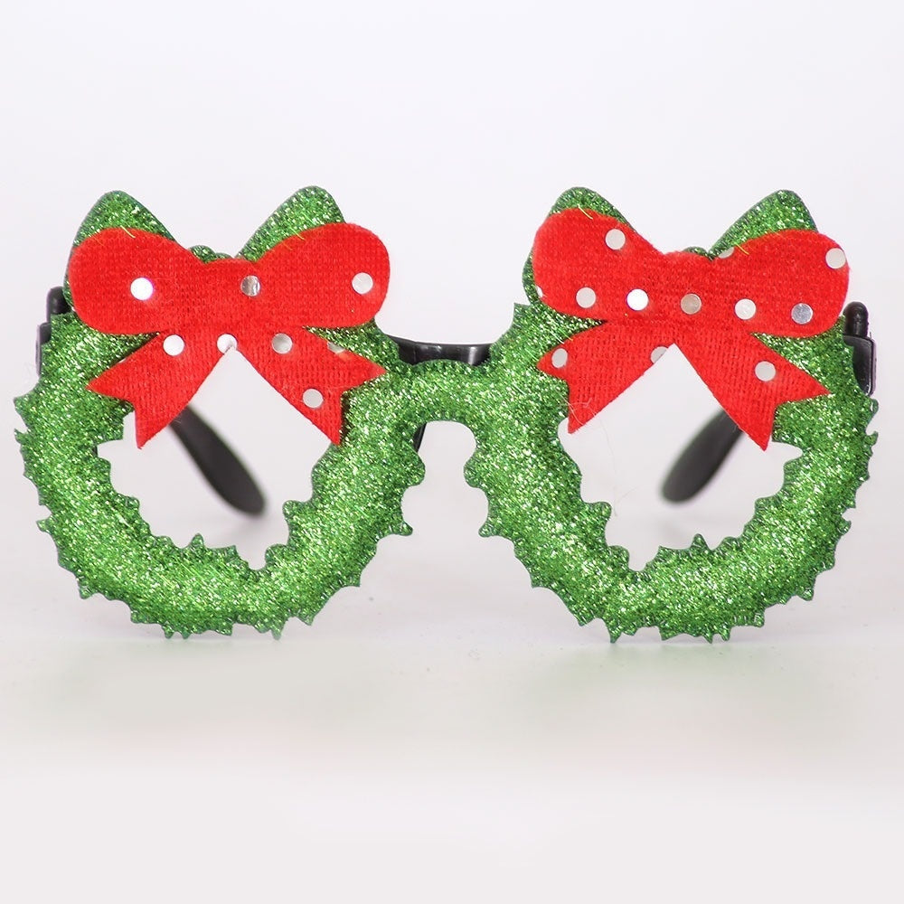 HKM-265683 2025 Theme Party Glasses - Colorful Christmas Decoration with Various Styles and Designs