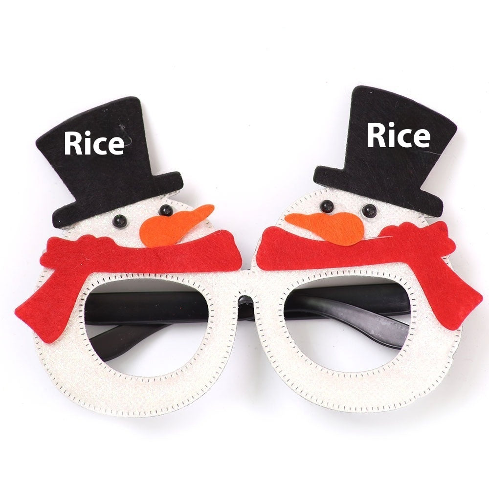 HKM-265683 2025 Theme Party Glasses - Colorful Christmas Decoration with Various Styles and Designs