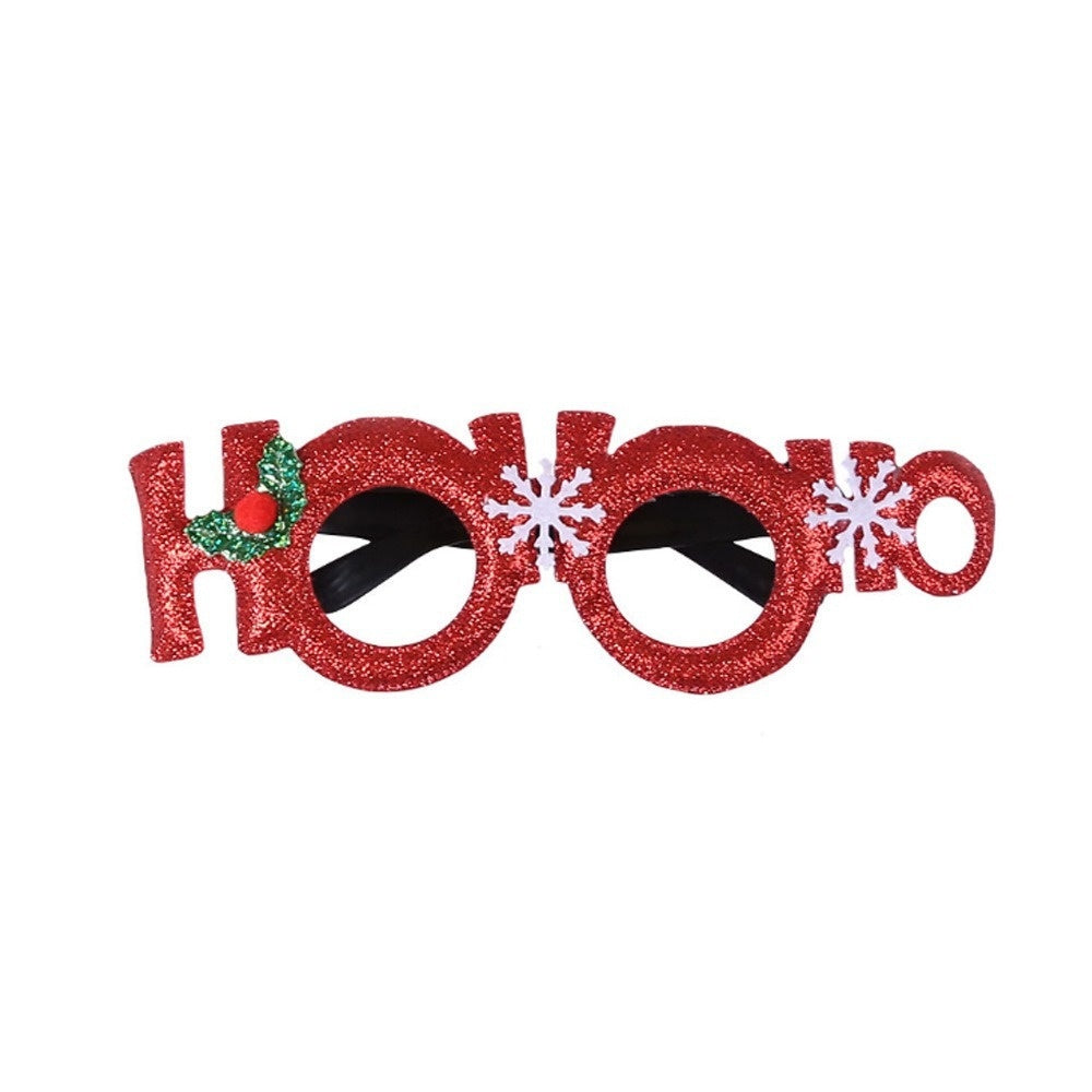 HKM-265683 2025 Theme Party Glasses - Colorful Christmas Decoration with Various Styles and Designs