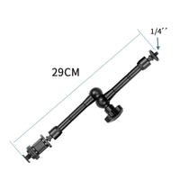 HKM-265747 Mini Track Car Action Camera Support Set with Adjustable Trolley and Silent Wheels