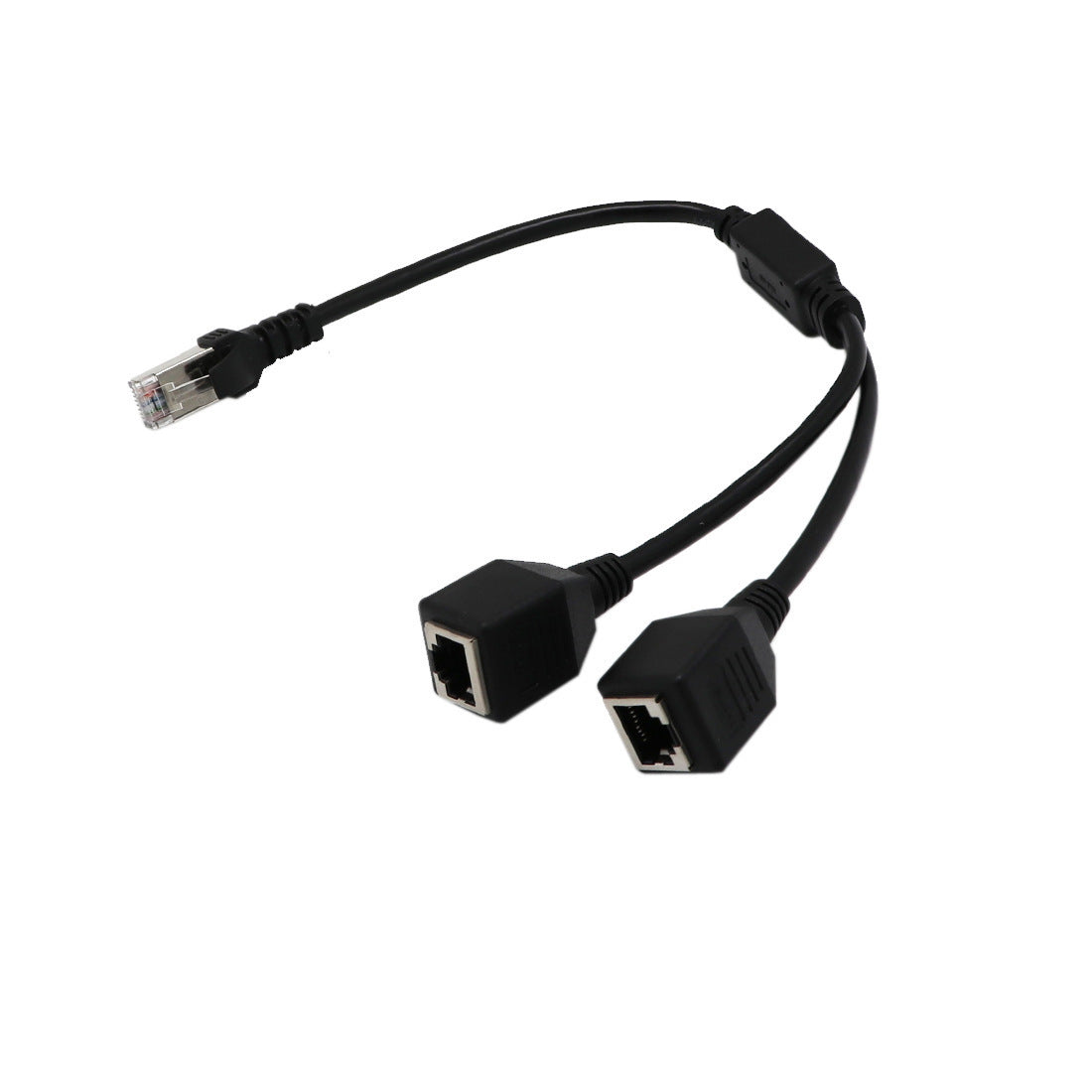 HKM-265747 RJ45 One-to-Two Ethernet LAN Network Adapter Cable - 0.3m Cat5 Copper Wire