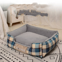 HKM-266003 Classic Dog Mat - Biting Resistant Pet Bed for Winter with Removable Washable Cover