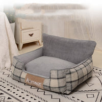 HKM-266003 Classic Dog Mat - Biting Resistant Pet Bed for Winter with Removable Washable Cover
