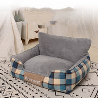 HKM-266003 Classic Dog Mat - Biting Resistant Pet Bed for Winter with Removable Washable Cover