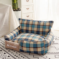 HKM-266003 Classic Dog Mat - Biting Resistant Pet Bed for Winter with Removable Washable Cover