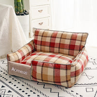 HKM-266003 Classic Dog Mat - Biting Resistant Pet Bed for Winter with Removable Washable Cover
