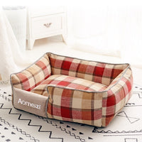 HKM-266003 Classic Dog Mat - Biting Resistant Pet Bed for Winter with Removable Washable Cover