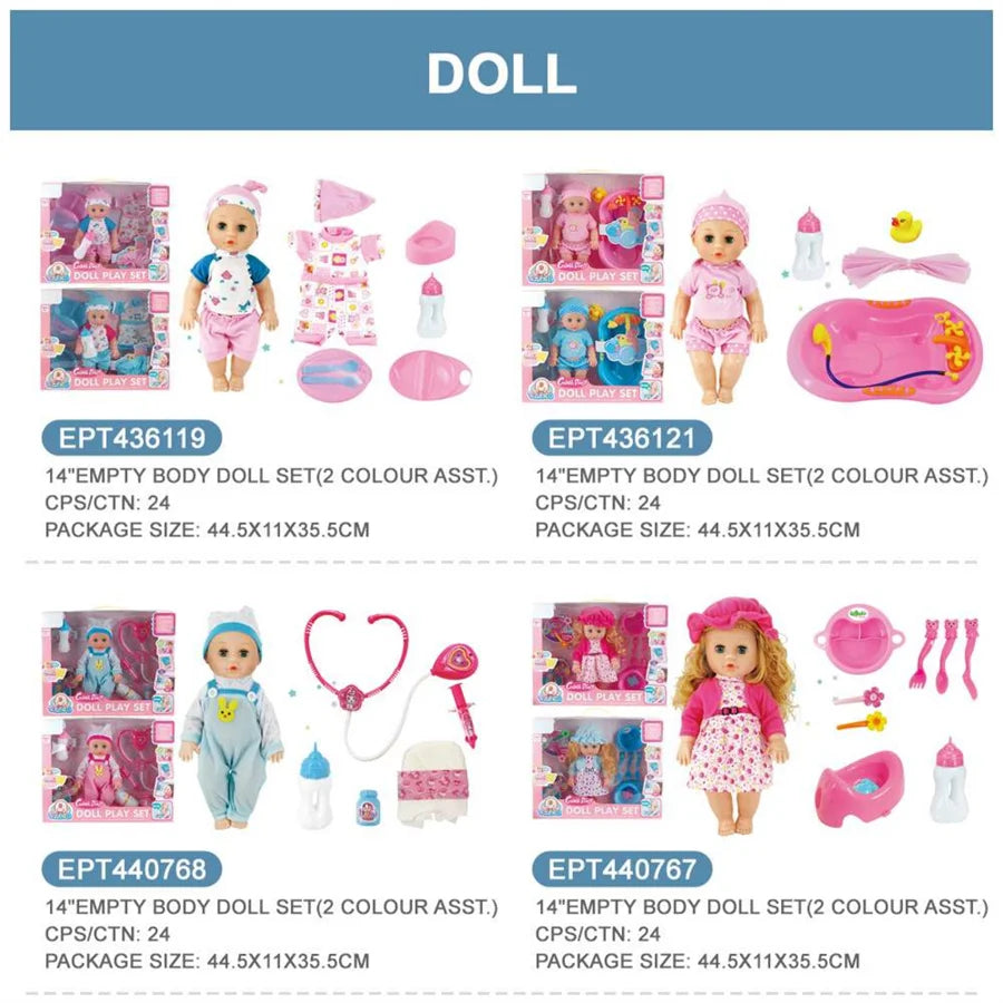 HKM-266195 Electric Musical Princess Doll Carriage Toy with Lights for Girls Ages 2-4