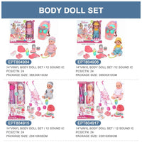 HKM-266195 Electric Musical Princess Doll Carriage Toy with Lights for Girls Ages 2-4