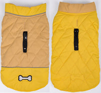 HKM-266259 Dog Double-Sided Waterproof Jacket - Adjustable Neck and Chest Fit, Perfect for All Breeds