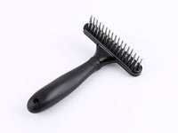 HKM-266323 Pet Open Knot Comb for Dogs - Stainless Steel Hair Removal Brush, 16x12cm, Tangle & Knot Removal Tool