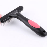 HKM-266323 Pet Open Knot Comb for Dogs - Stainless Steel Hair Removal Brush, 16x12cm, Tangle & Knot Removal Tool
