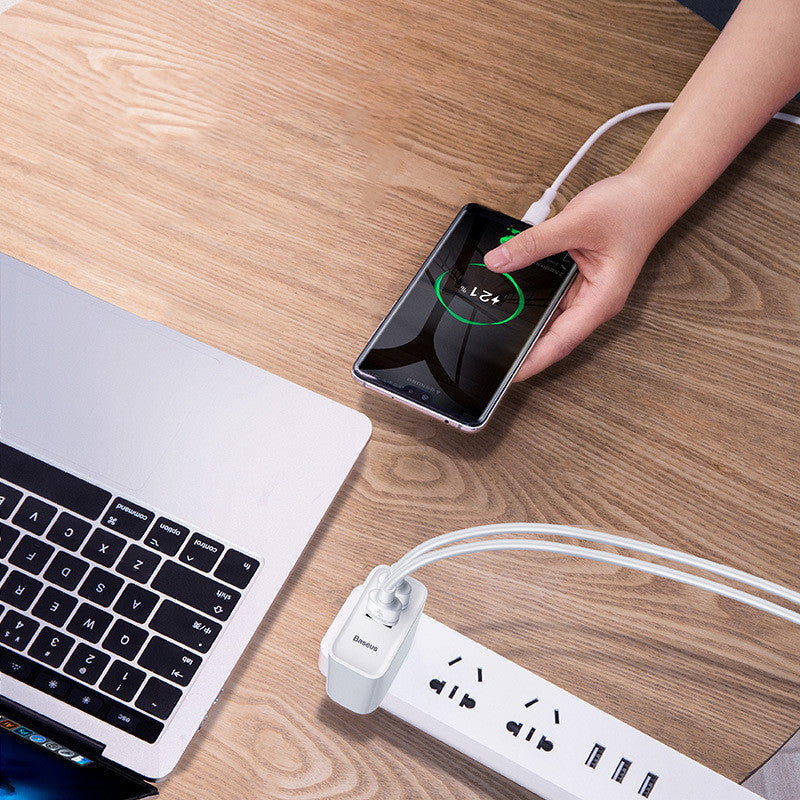 HKM-266451 USB Power Adapter with PD Fast Charging for Mobile Phones and Tablets - 30W Output