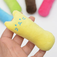HKM-266579 Interactive Catnip Plush Toys for Teeth Grinding and Clawing - Various Colors