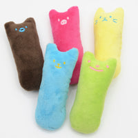 HKM-266579 Interactive Catnip Plush Toys for Teeth Grinding and Clawing - Various Colors
