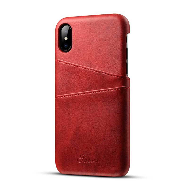 HKM-266643 Leather Business Phone Case for iPhone and Samsung - Protective Back Cover