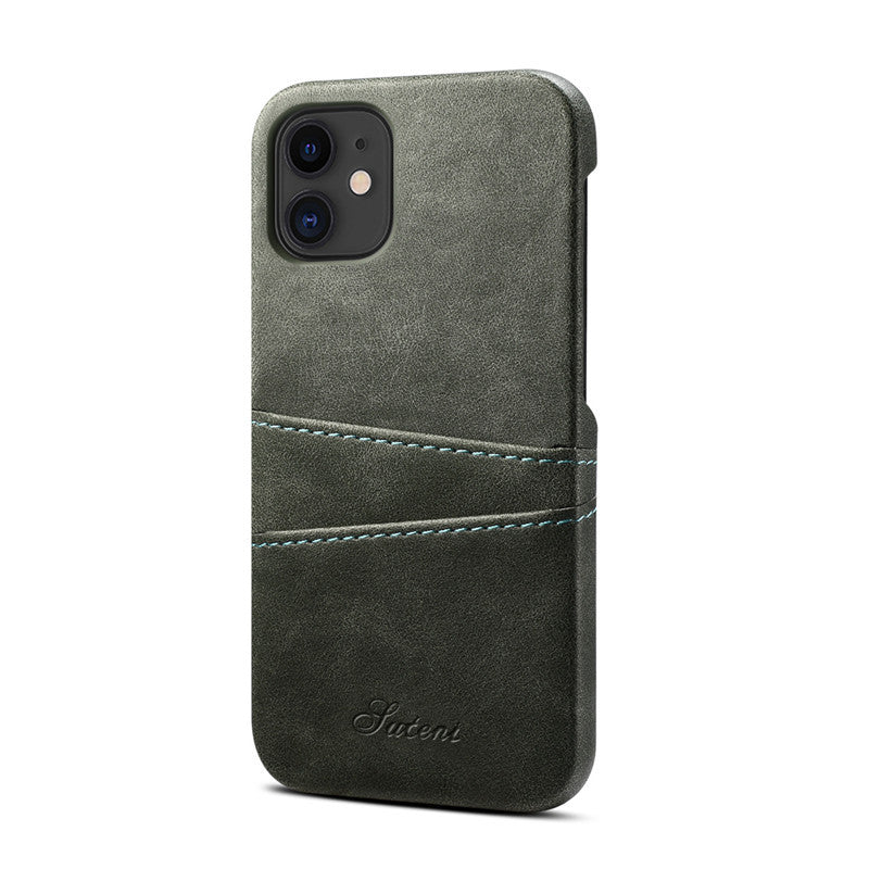 HKM-266643 Leather Business Phone Case for iPhone and Samsung - Protective Back Cover