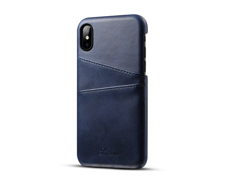 HKM-266643 Leather Business Phone Case for iPhone and Samsung - Protective Back Cover