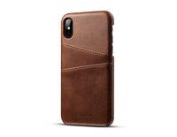 HKM-266643 Leather Business Phone Case for iPhone and Samsung - Protective Back Cover