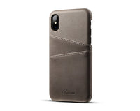 HKM-266643 Leather Business Phone Case for iPhone and Samsung - Protective Back Cover