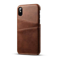 HKM-266643 Leather Business Phone Case for iPhone and Samsung - Protective Back Cover
