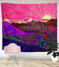 HKM-266707 Geometric Map Printed Polyester Beach Towel and Sitting Blanket - Multiple Sizes Available