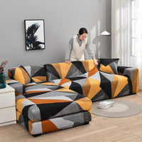 HKM-266707 Non-Slip Elastic Full Cover Sofa Cover for Modular Sofas (Various Sizes Available)